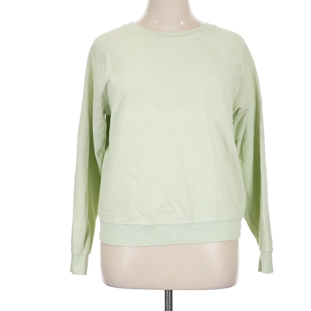 MATE the Label Mint Light Green Organic Cotton Crew Sweatshirt XL